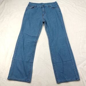 CAFE SEXY LOS ANGELES 2003 JEANS WOMEN'S BLUE HIGHRISE DENIM PANTS SIZE LARGE